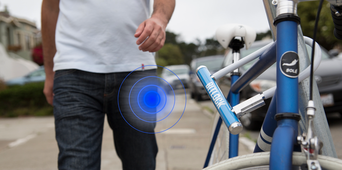 BitLock Bügelschloss mit Smartphonesteuerung (Bild: Kickstarter/© Mesh Motion Inc)