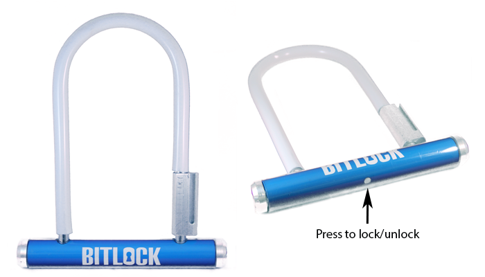 Bedienelement des BitLocks (Bild: Kickstarter/ © Mesh Motion Inc)