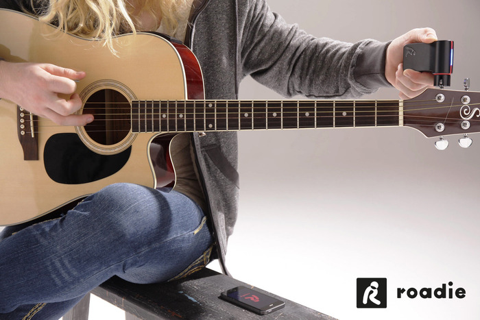 Motorbetriebenes Stimmgerät - der Roadie Tuner (Bild: kickstarter/ © Band Industries)