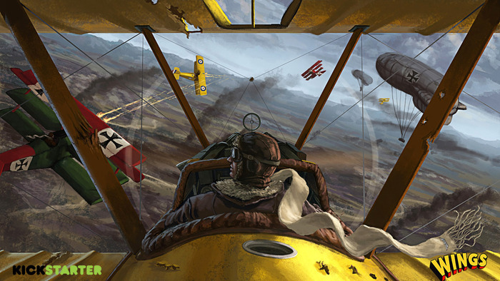 Back to the 90ies. Wings von Cinemaware (Bild: kickstarter/ © cinemaware)