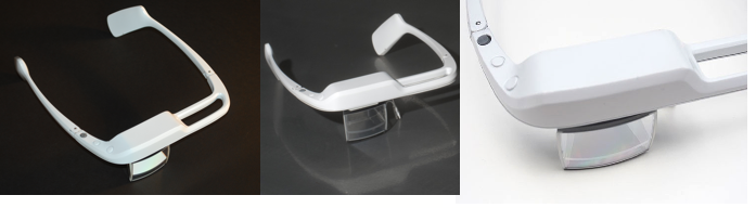 Dickes Ding - die Augmented Reality Brille SeeThru von LASTER (Bild: Kickstarter / © LASTER Technologies)