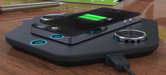 Die Ladestation für den Ring (Bild: indiegogo/ © Smarty Ring)
