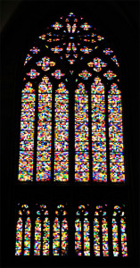Das Gerhard Richter-Fenster im Kölner Dom (Bild: © o. Thiele)