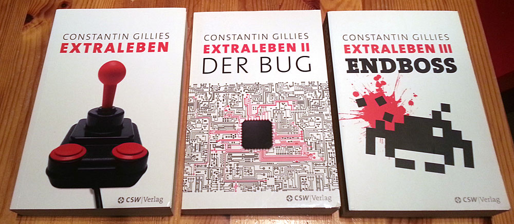 Feine Buchserie mit Retro-Charm - „Extraleben“ von Constantin Gillies (Bild: miy.de)