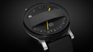 Der Jog-Dial spannt sich wie ein Reifen einmal komplett um die Uhr (Bild: © Box Clever)
