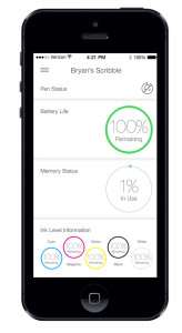 Kein neues Spielzeug ohne App. Auch der Scribble kann sich mit dem Smartphone verinden (Bild: © Scribble)