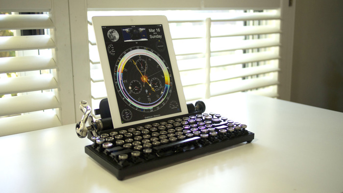 Retrotastatur - der QWERKYWRITER (Bild: kickstarter/© Qwerkytoys, INC)