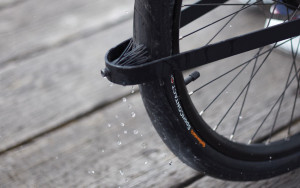 Kein Schutzblech sondern nur eine kleine Bürste (Bild: Oregon Manifest /The Bike Design Project/TEAGUE + Sizemore Bicycle)