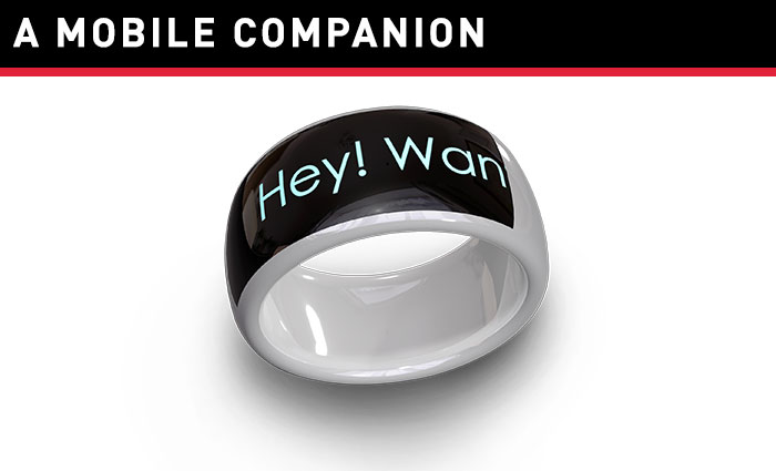 Ein weiterer Ringgeist - der Mota Smartring (Bild: indiegogo/ © Mota)