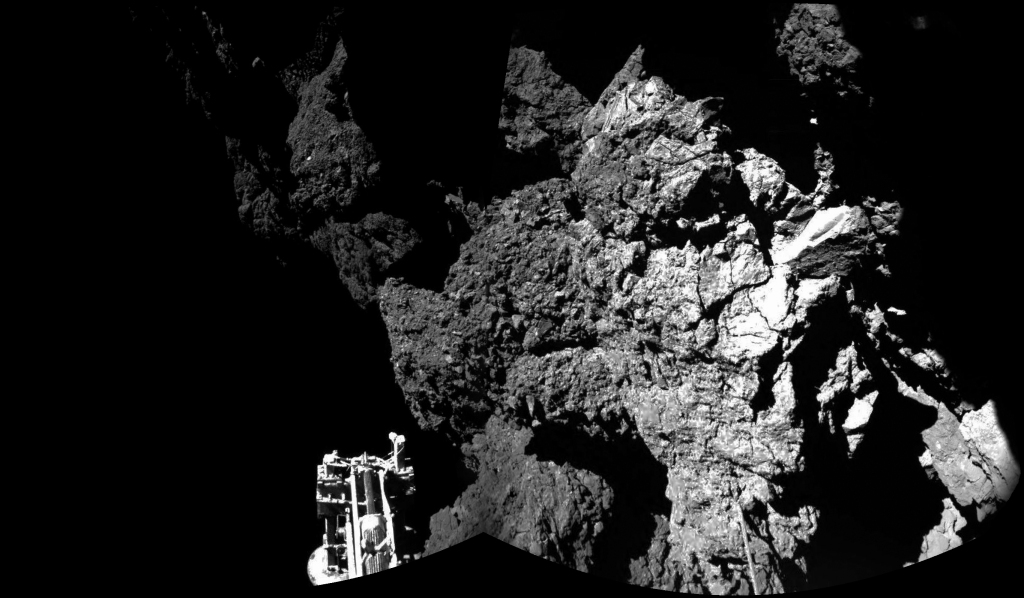 Willkommen auf 67P/Tschurjumow-Gerasimenko (Bild: © ESA)