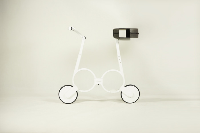 Klein, kleiner, am kleinsten - das Impossible E-Bike (Bild: kickstarter/© Impossible Technology )