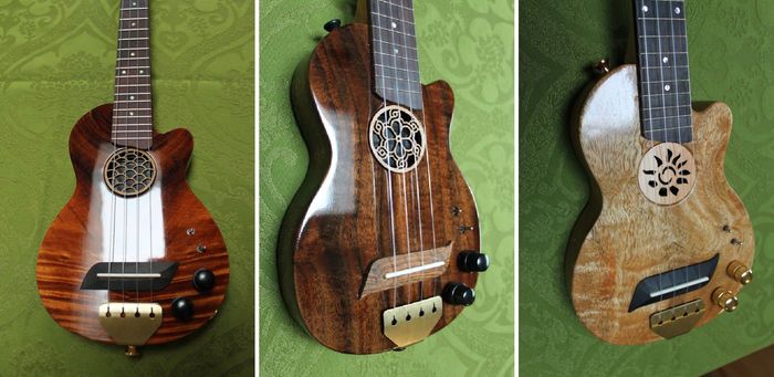 Ukulele? E-Gitarre? Verstärker? FX? Von allem etwas, die Ukelation (Bild: kickstarter/©Monty Ross )