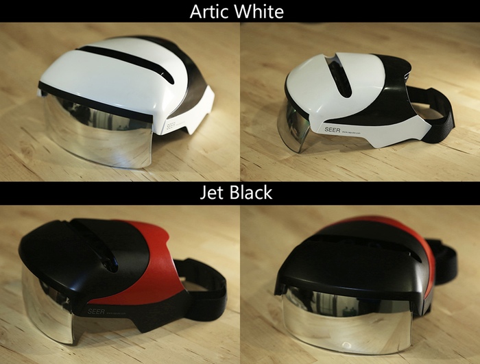 Wenn es wenigstens noch als Fahrradhelm taugen würde - SEER AR-Helm (Bild: kickstarter / ©Caputer Labs Inc)