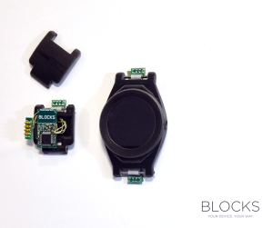 Noch nicht wirklich schön, aber immerhin ein funktionierender Prototyp. (Bild: © BLOCKS Wearables Ltd)