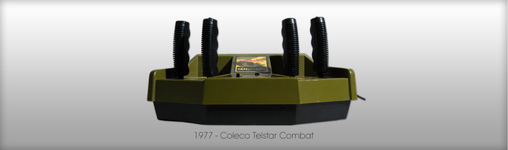 Früher hat man sich noch was getraut- Panzer-Telespiel mit entsprechender Steuerung - Coleco Telstar Combat von 1977 (Bild: © Oliver Thiele / miy.de)