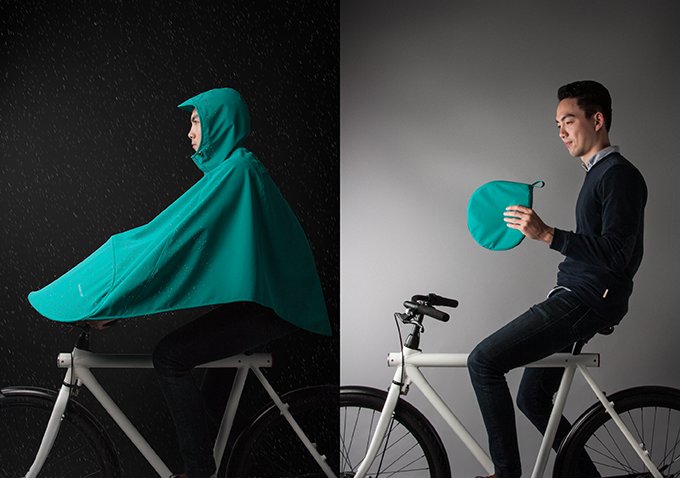 Der stylische Poncho für das stylische Bike - BONCHO von VANMOOF (Bild: kickstarter/ © vanmoof.com)